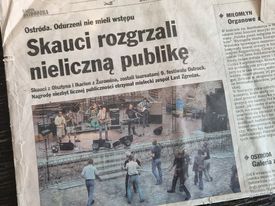Ost-Rock 2001, Gazeta Ostródzka; foto z archiwum autorki