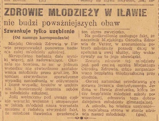 Życie Olsztyńskie; 29 października 1947r