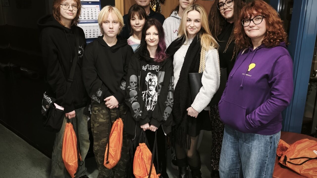 Młodzieżowa Redakcja RzeczJasna za kulisami TVP 3 Olsztyn